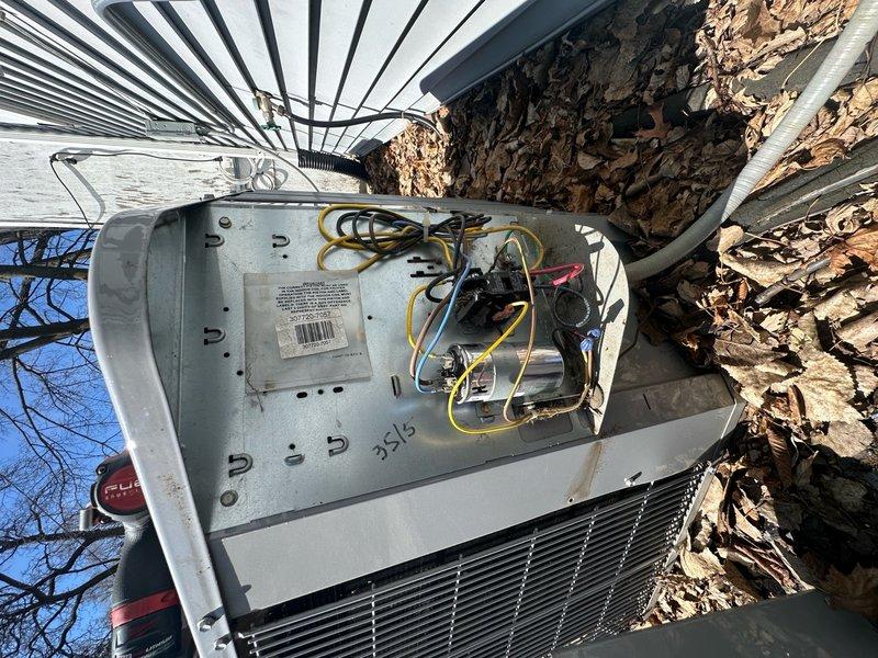 Completed comprehensive maintenance agreement service on two air conditioning systems. Performed cooling check on both units, inspecting internal components including capacitors, compressors, and electrical connections. Verified proper operation with temperature readings confirming adequate cooling performance at 44.9°F. Removed access panels for thorough inspection, checked all wiring connections, and ensured units were operating within manufacturer specifications. Both systems found to be functioning properly with no immediate repairs needed.