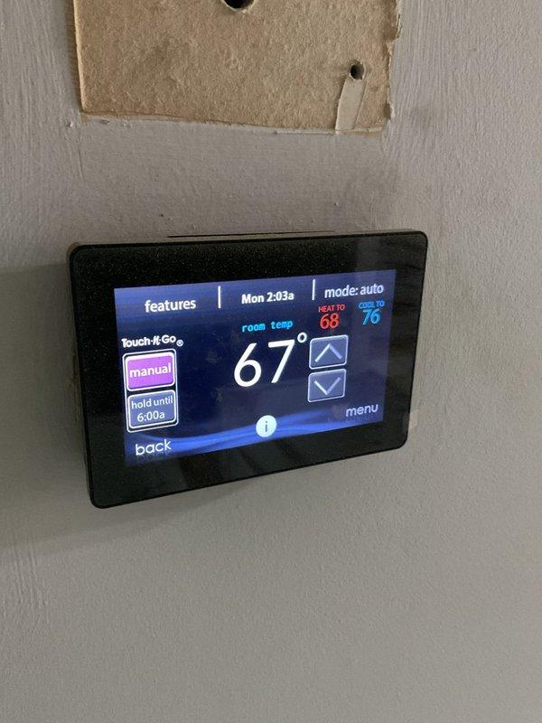 # HVAC Service Report

Responded to service call for Carrier furnace making loud noise during startup cycle. Upon arrival, confirmed system was powered off by homeowner. Performed complete system inspection and operational testing. Thermostat verified functioning properly in auto mode with heating setpoint at 68°F. Cycled furnace through multiple startup sequences to diagnose noise concern. Inspected blower assembly, inducer motor, and ignition components for mechanical issues or loose hardware. Checked all access panels and cabinet fasteners for vibration or rattling. Verified proper gas ignition sequence and burner operation. System restored to normal operation with no abnormal sounds detected during testing. Educated homeowner on normal operational sounds versus potential mechanical concerns requiring attention.