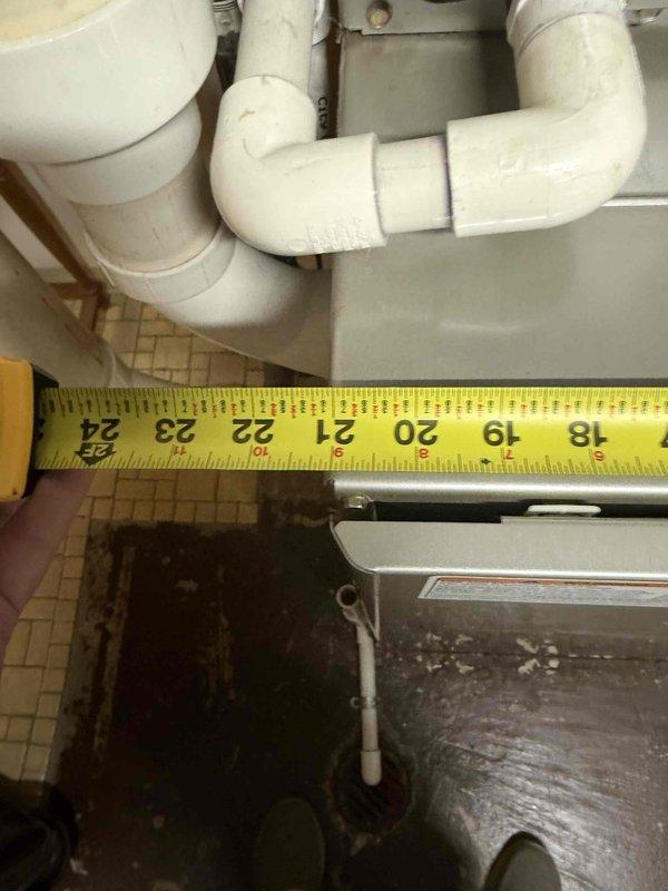 Conducted on-site assessment for complete HVAC system replacement including furnace and air conditioning unit. Evaluated existing outdoor condensing unit currently positioned on concrete pad with lattice skirting and inspected accessible plumbing infrastructure. Documented equipment specifications, measured installation clearances, and photographed current system configuration to prepare comprehensive replacement estimate for new heating and cooling equipment.
