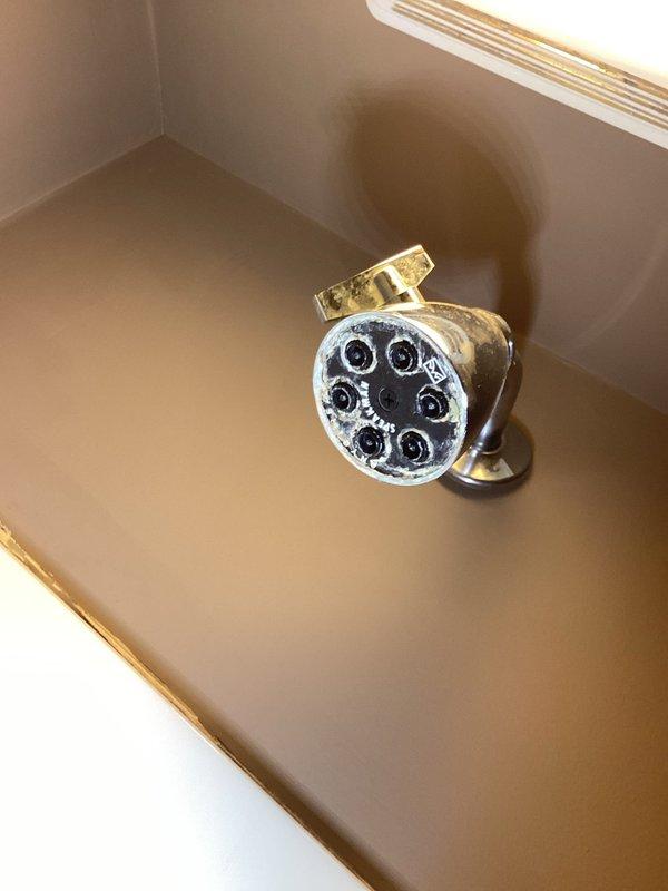 Completed comprehensive whole home plumbing inspection for new customer enrollment. Conducted thorough examination of all accessible plumbing fixtures, supply lines, drain systems, and water-using appliances throughout the property. Inspected bathroom facilities including toilet operation, vanity plumbing connections, shut-off valves, and drainage performance. Evaluated shower enclosure plumbing system, examining handheld showerhead assembly, mounting hardware, water pressure, spray pattern functionality, and wall penetrations for proper sealing. Documented current condition of all plumbing components with photographic records for customer reference and future maintenance planning.