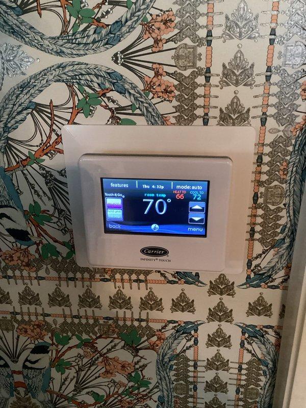 Completed comprehensive maintenance agreement service on two air conditioning systems. Performed courtesy checks on both units, installed 16x25x4 filters, and conducted general system inspections. Both systems operational with thermostats displaying proper temperature readings at time of service completion.