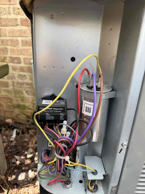 Completed comprehensive maintenance agreement service on two mini-split air conditioning systems and two furnaces. Performed thorough system inspections, electrical diagnostics using CoreSense equipment to verify proper operation of all components, and confirmed capacitor functionality on both outdoor units. All equipment operating within manufacturer specifications with protective guards properly installed on indoor units.