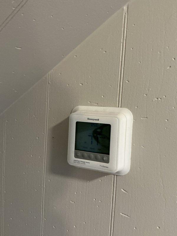 Completed courtesy check on Bosch air conditioning system and air handler per maintenance agreement terms. Inspected outdoor condenser unit, indoor air handler, and verified thermostat operation. All components found operating within normal parameters with no immediate service needs identified at time of visit.