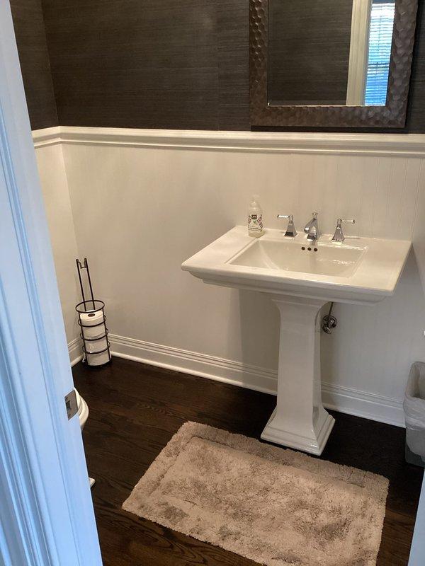Completed comprehensive plumbing inspection of residential property, examining two full bathrooms for proper fixture operation, water pressure, drainage functionality, and potential leaks. All plumbing fixtures including sinks, faucets, toilets, and associated supply lines were visually inspected and found to be in proper working condition with no immediate repairs required.