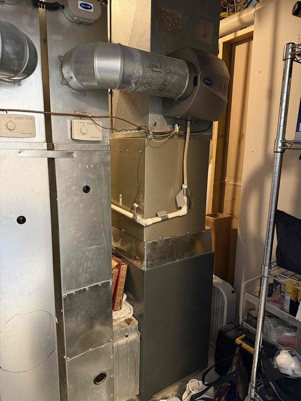 Completed preventative maintenance agreement covering three air conditioning systems and one furnace blower unit. Performed comprehensive system checks including refrigerant pressure testing, visual inspection of all equipment, and operational verification of HVAC components. Filter media replacement not included per service agreement terms.