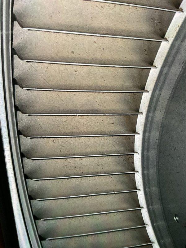 Completed comprehensive cooling check and general service on air conditioning system. Inspected evaporator coil, which showed dust accumulation on fins but remained structurally intact with proper spacing. Examined electrical components including capacitors, contactors, and wiring connections to verify proper operation and system safety.
