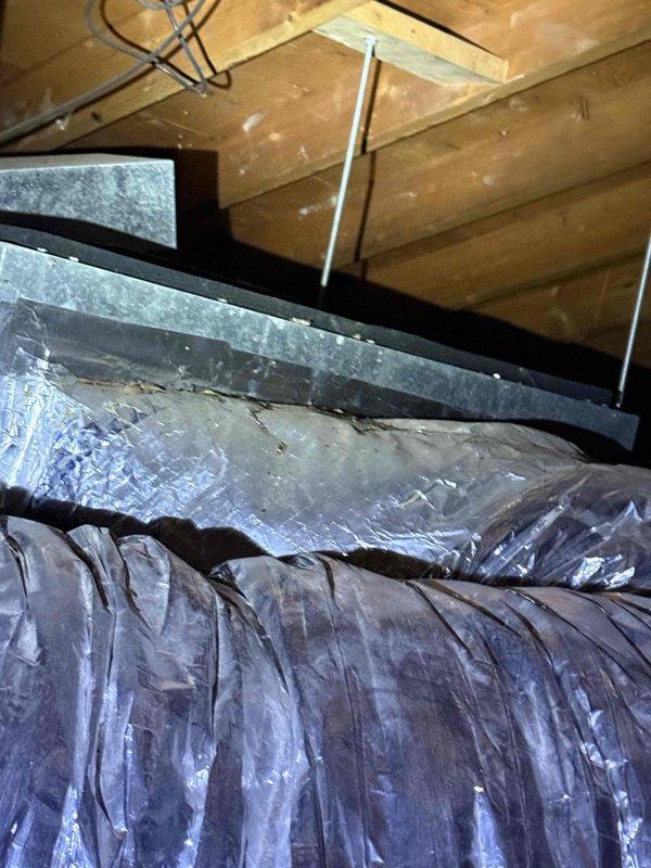 Completed full system estimate for Unico HVAC system replacement. Assessed existing attic-mounted air handler with flexible ductwork and outdoor condensing unit, taking measurements and documenting current equipment configuration. Evaluated system components to provide comprehensive replacement recommendations for complete system upgrade.