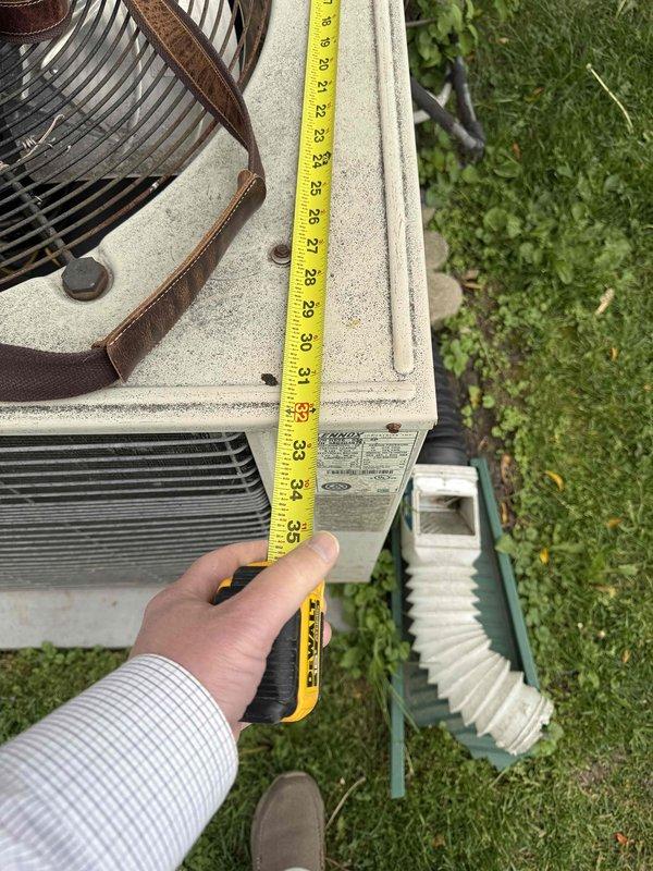 Completed full system estimate for Unico HVAC system replacement. Assessed existing attic-mounted air handler with flexible ductwork and outdoor condensing unit, taking measurements and documenting current equipment configuration. Evaluated system components to provide comprehensive replacement recommendations for complete system upgrade.