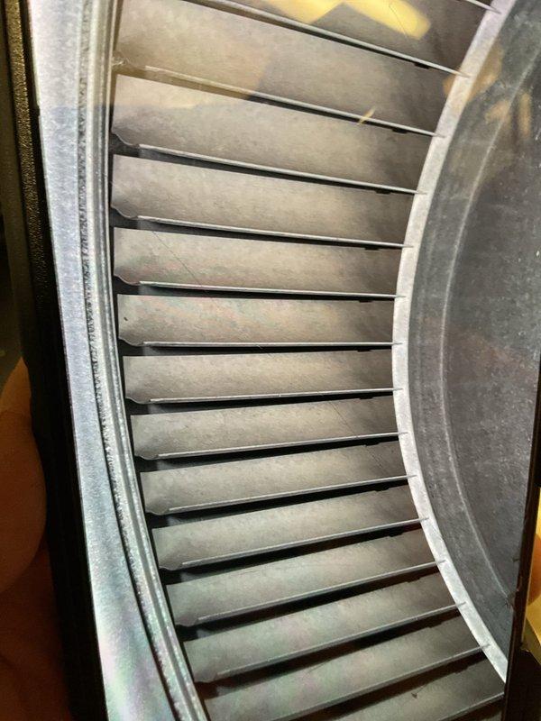 Performed New Gas Service clean and check on two air conditioning systems and diagnosed furnace heating issue. Inspected thermostat operation showing 72°F current temperature with system maintaining programmed setpoint of 73°F until 1:00pm. Examined air distribution components including curved vent registers which displayed dust accumulation on louvers and slats. Completed routine maintenance procedures on both AC units and investigated reported inadequate heating performance from furnace system.