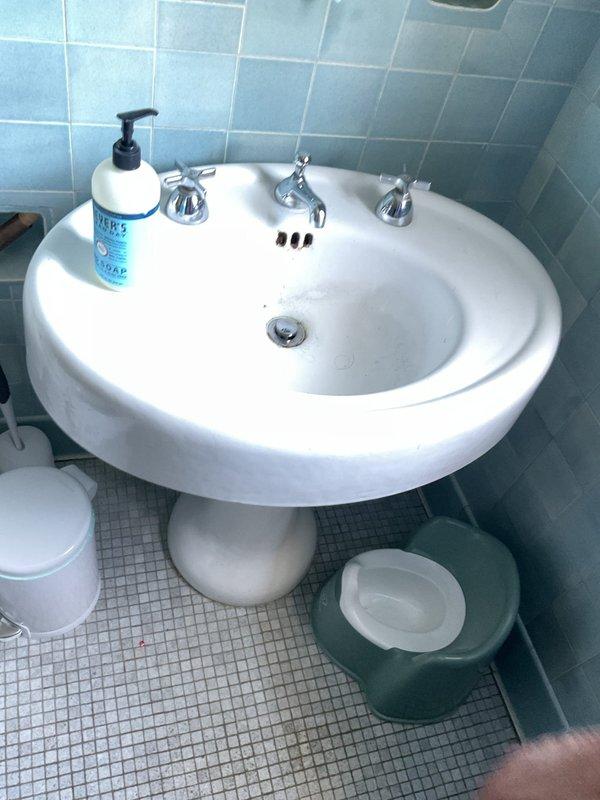 Completed comprehensive plumbing inspection for multiple reported issues throughout the residence. Investigated master bathroom leak with unknown source, inspected second bathroom sink and bathtub faucet assemblies, evaluated several sink handles requiring attention, and assessed toilet malfunction in master bedroom. Documented all findings with photographic evidence for service records and future reference.