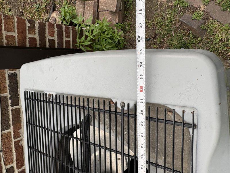 Conducted evaluation of 16-year-old HVAC system with easy ground-level access. Assessed current equipment condition and provided comprehensive replacement quote for both air handler and condenser unit. Documented existing outdoor condenser dimensions and positioning on concrete pad, noting surrounding landscape elements. Evaluated repair versus replacement options given system age and overall condition. Prepared detailed estimate for complete air handler and condenser replacement to present equipment upgrade recommendations.
