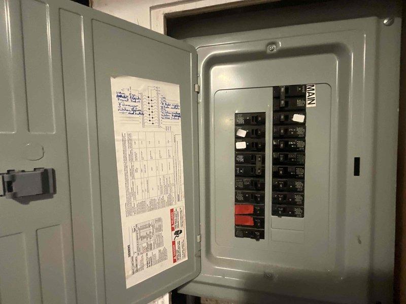 Performed comprehensive evaluation of existing HVAC system due to inadequate cooling in multiple rooms. Assessed electrical infrastructure and current system capacity to determine feasibility of zone control modifications versus complete system replacement. Documented existing electrical panel configuration and available breaker capacity to support potential equipment upgrades. Provided detailed estimate for system replacement options to address uneven temperature distribution throughout the residence.