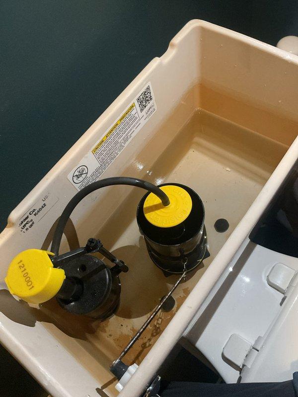 Responded to service call for non-functioning toilet flushing mechanism. Upon inspection, accessed toilet tank and diagnosed faulty flush valve assembly. Replaced complete flush valve mechanism including flapper, chain, and overflow tube. Adjusted fill valve water level and tested flushing operation to ensure proper function and complete bowl clearance.