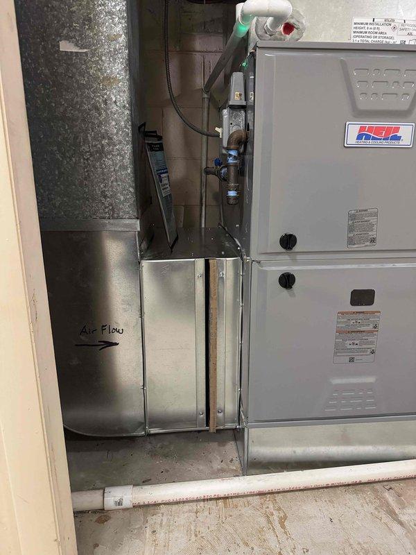 Completed replacement of residential air conditioning condenser unit and evaporator coil system. The installation required a two-technician crew working approximately half a day to remove the existing components and install new equipment. All refrigerant lines, electrical connections, and condensate drainage systems were properly configured and tested to ensure optimal system performance and compliance with manufacturer specifications.