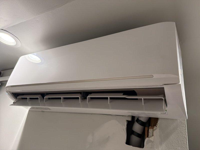 Returned to property to replace failed ceramic fuse in ductless mini-split system and performed comprehensive diagnostic evaluation using Dr. Smart Tool to verify proper system operation. Upon completion of fuse replacement and diagnostic testing, confirmed unit restored to normal operating parameters with all electrical components functioning correctly.