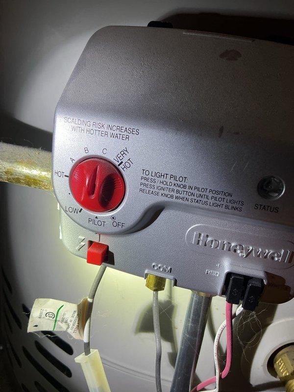 Responded to service call regarding boiler system concern with home temperature being excessively warm. Upon inspection, found Honeywell gas valve control unit and HydroStat digital control displaying 206°F, indicating system was actively operating. Verified boiler components including gas valve controls, pressure gauge readings, and digital temperature controller were functioning properly. Customer educated on normal system operation and thermostat adjustment to achieve desired comfort level.