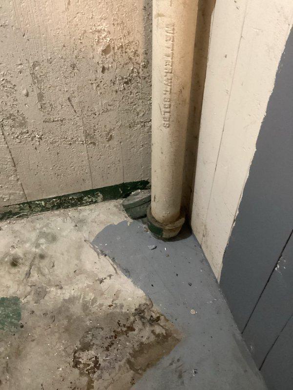 Performed camera inspection of main sewer line and rodding service as a follow-up visit. Successfully cleared the line and confirmed proper drainage flow with video documentation showing the condition of the pipe interior and cleanout access point in basement utility area.