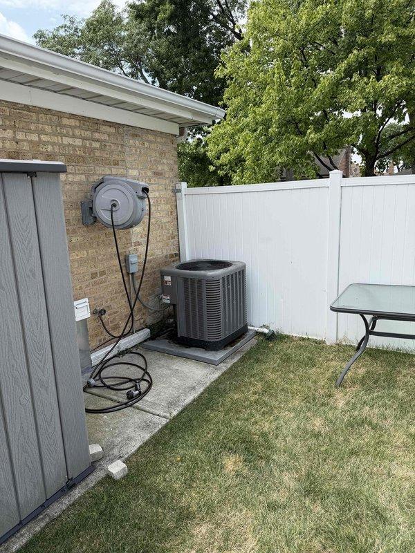 Provided comprehensive estimate for complete air conditioning system replacement after diagnosing an oversized unit causing recurring indoor coil freeze-ups due to insufficient airflow through the ductwork. Consulted with supervisor to confirm assessment that the current system's excessive capacity cannot be remedied through fan speed adjustments alone. Explained to homeowner that the existing system's oversizing combined with inadequate air movement through the duct system creates conditions where the evaporator coil temperature drops below freezing, and while a freeze prevention sensor was previously installed to keep the blower running for circulation, this is only a temporary mitigation rather than a permanent solution requiring proper equipment sizing and airflow correction.