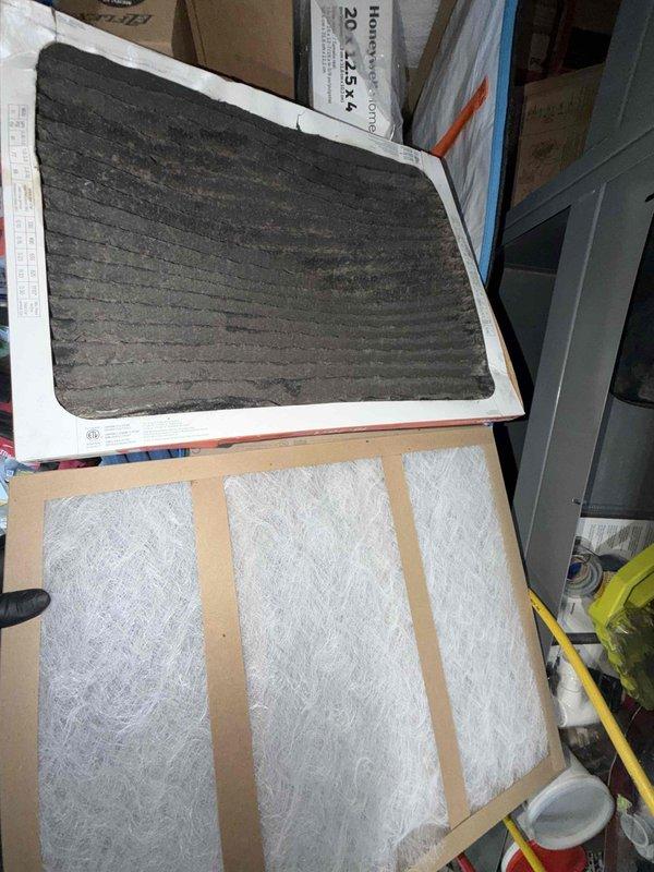 Completed comprehensive maintenance on two air handling units and two condenser units as part of routine service agreement. Performed temperature differential measurements on supply ductwork and replaced heavily contaminated air filters with new units. All systems inspected and serviced according to preventative maintenance protocol, with equipment operating within normal parameters upon completion.