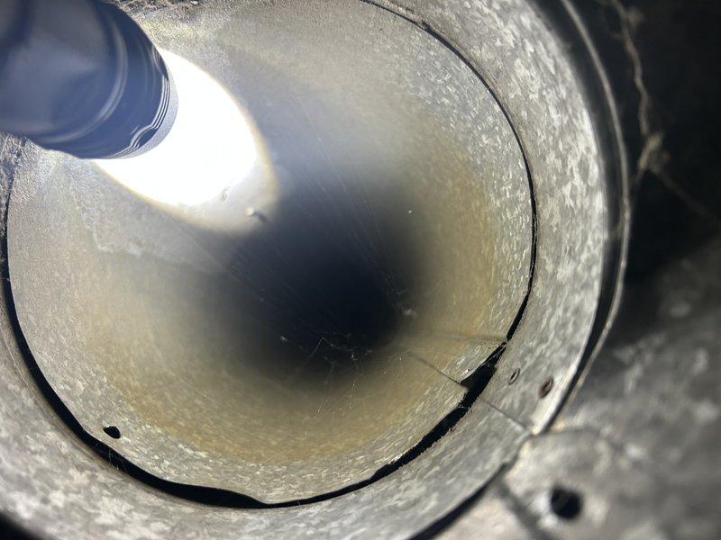 Conducted site assessment for adding one supply register to bedroom and relocating existing vents. Inspected existing ductwork routing and accessibility, photographed current system configuration including exposed duct runs and interior register locations, and evaluated feasibility of requested modifications. Compiled material list for proposed work.