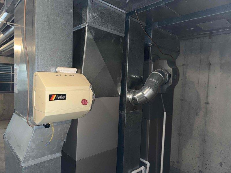 Responded to no cooling complaint in guest room. Upon inspection, found air filter heavily loaded with debris restricting airflow to affected zone. Replaced dirty 16x25x1 filter with new filter. Verified proper airflow restoration to all registers and confirmed cooling operation throughout home. System operating within normal parameters.