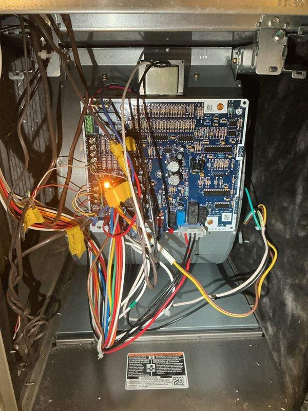 Completed general service maintenance on three air conditioning units and one fan coil unit. Performed system inspections, replaced air filters including installation of new MERV 11 rated filter, and verified proper operation of control boards and electrical connections on all equipment.