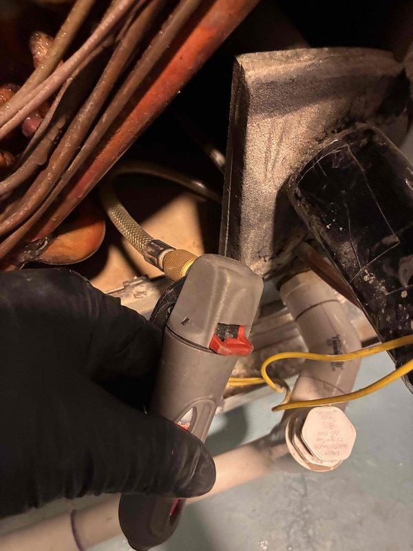 Responded to no cooling complaint on first floor air conditioning system. Performed diagnostic testing on HVAC components including capacitor inspection and electrical connections. System tested with specialized equipment to identify cause of cooling failure and ensure proper operation of all mechanical components.