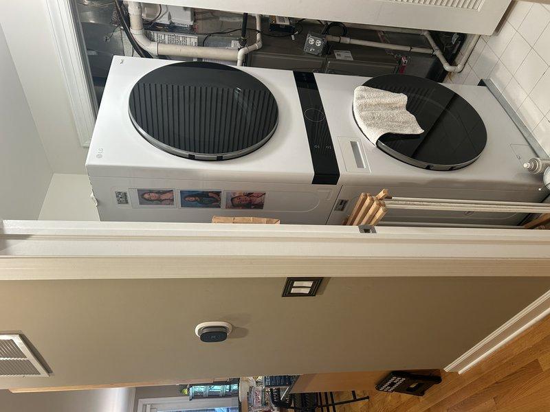 Replaced defective ecobee thermostat under manufacturer warranty and verified system airflow settings for continuous fan operation. Reviewed equipment upgrade options with homeowner, discussing available HVAC system replacements and efficiency improvements.