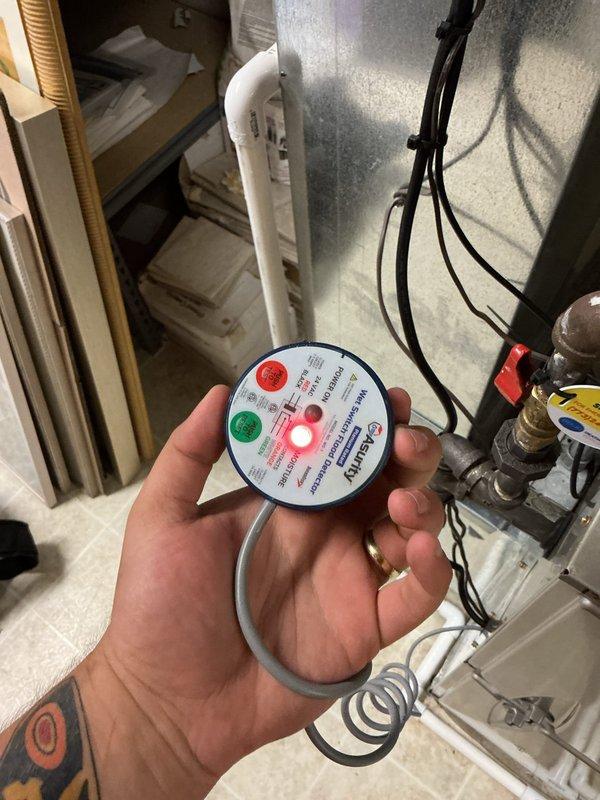 Responded to service call for non-functioning thermostat with blank display screen. Upon arrival, confirmed Côr brand thermostat had no power to display unit. Performed diagnostic testing using multimeter to verify 24VAC power supply from HVAC system to thermostat terminals. Testing indicated proper voltage present at equipment, confirming issue isolated to thermostat wiring or internal component failure. Completed troubleshooting and restored thermostat functionality to resume normal HVAC system operation.