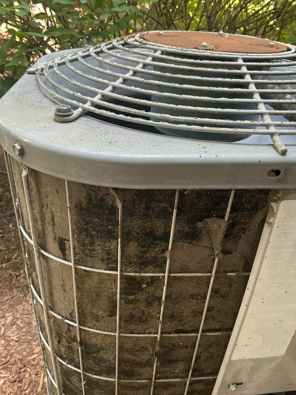 Completed scheduled HVAC maintenance agreement service on dual-zone system consisting of two gas furnaces with corresponding outdoor condenser units. Performed comprehensive system inspection of indoor equipment, verified proper operation of both heating units, and inspected ductwork connections. Installed new 16x25x1 air filters in both furnace returns to ensure optimal airflow and system efficiency. Inspected outdoor condenser units and documented condition, noting significant debris accumulation on condenser coils requiring cleaning to maintain proper heat transfer and system performance.