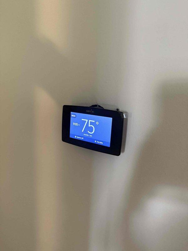 Completed comprehensive heating system tune-up and maintenance on residential furnace unit. Performed full system diagnostics using calibrated testing equipment, inspected all internal components including blower motor assembly and electrical connections, verified proper operation of safety switches and controls, and confirmed thermostat functionality with accurate temperature readings at 75°F setpoint.