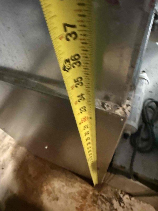 Completed comprehensive measurements and assessment of existing HVAC system for second floor replacement estimate. Documented outdoor condenser unit dimensions and indoor ductwork specifications to determine proper equipment sizing for new installation. Homeowner approved moving forward with full system replacement quote for aging equipment.