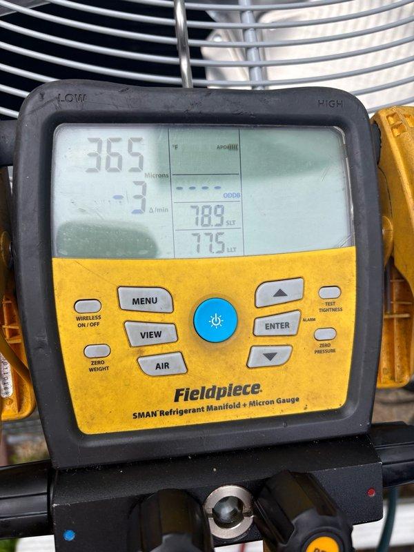 Replaced defective evaporator coil with faulty TXV under manufacturer warranty. Evacuated system, installed new coil assembly, pulled proper vacuum to 500 microns, charged system to manufacturer specifications, and verified proper operation with all pressures and temperatures within normal range.