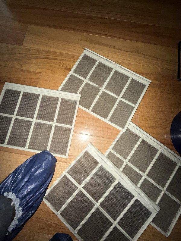 Performed routine AC tune-up maintenance on three 7-year-old HVAC units in high-rise condo. All systems operating properly with no reported issues. Inspected and replaced air filters on all three units as part of standard preventive maintenance protocol.