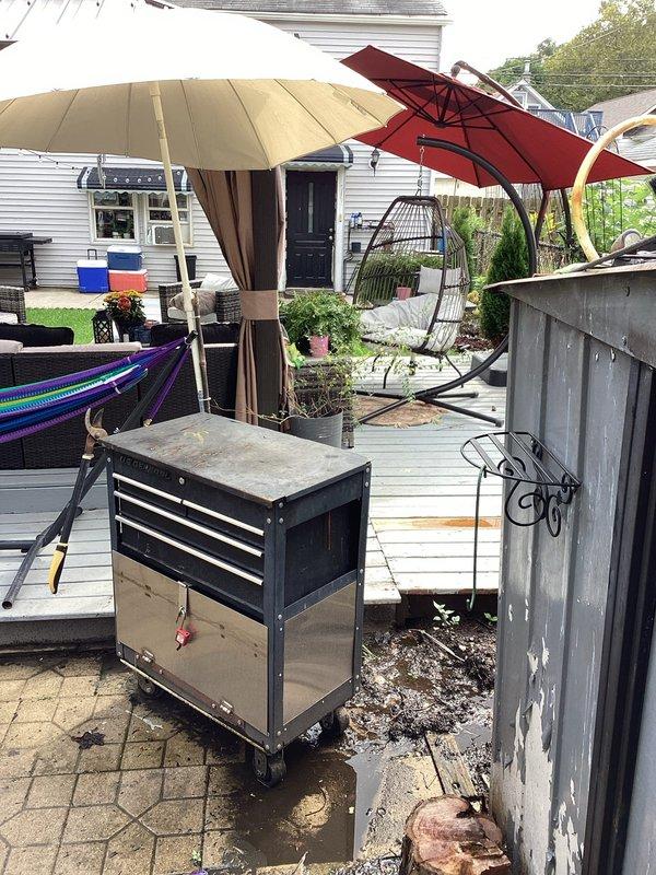 Responded to customer concerns regarding persistent moisture on exterior walkways and patio areas. Conducted thorough inspection of property perimeter, focusing on underground plumbing infrastructure and potential sewer line issues. Documented current conditions showing saturated ground surfaces, standing water accumulation in paved areas, and deteriorated subsurface materials consistent with chronic water infiltration. Evidence suggests possible compromised sewer or water line requiring further excavation and diagnostic testing to pinpoint exact source of leak and determine appropriate repair solution.