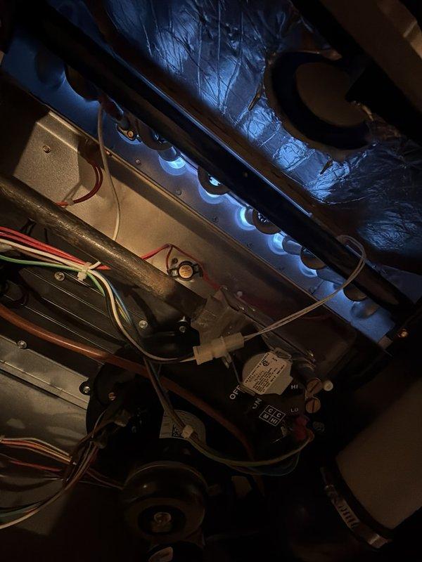 Completed comprehensive maintenance agreement service on residential HVAC system including furnace and humidifier. Performed carbon monoxide testing using calibrated digital detector to verify safe combustion levels and proper ventilation. Conducted thorough inspection of furnace components including blower motor assembly, electrical connections, control modules, and UV light purification system. All mechanical and electrical components inspected and found operating within normal parameters.
