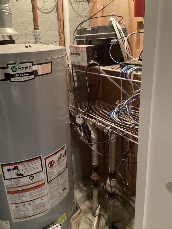 Responded to service call for sump pump running continuously in basement utility area. Upon arrival, conducted thorough inspection of sump pump system and surrounding plumbing infrastructure. Evaluated pump operation, float switch mechanism, and discharge piping to identify cause of constant cycling. Assessed electrical connections and control components to determine if mechanical failure or improper float adjustment was preventing normal pump shutoff. Provided detailed estimate for necessary repairs or replacement to restore proper sump pump function and prevent potential water damage or premature equipment failure.