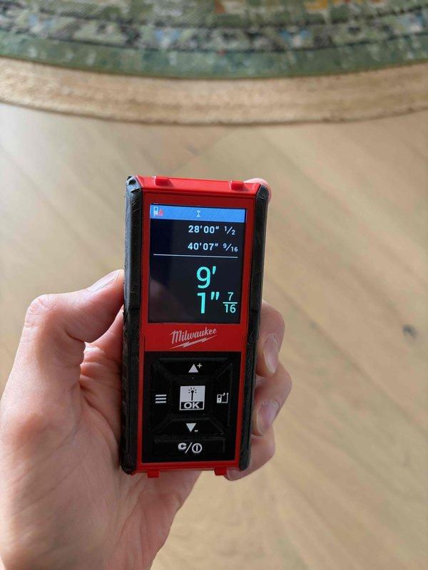 Completed full-system replacement estimate and AC-only replacement estimate for residential HVAC system. Air conditioning unit is 15 years old and furnace is 23 years old, both requiring R22 refrigerant. Performed measurements and site assessment, confirming easy access for equipment replacement. Documented equipment locations and clearances using laser distance measuring tools to determine proper sizing and installation requirements for replacement units.