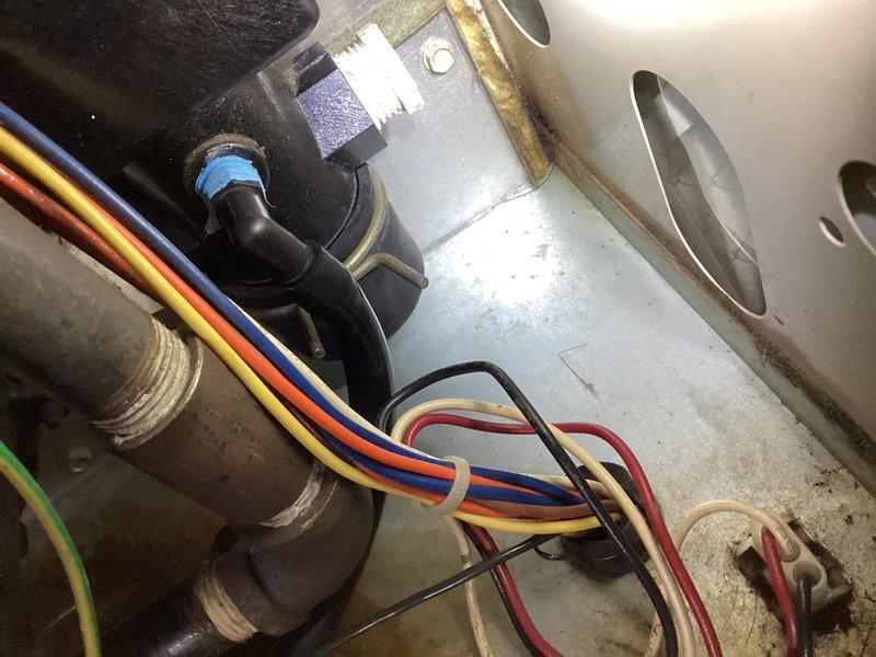 Completed preventive maintenance inspection on residential furnace system under maintenance agreement. Performed visual inspection of air handler unit, blower assembly, and associated electrical components. Documented existing conditions including dust accumulation on blower motor and general equipment wear consistent with normal operation. All wiring connections, refrigerant lines, and ductwork components were inspected and found secure with no immediate safety concerns identified.