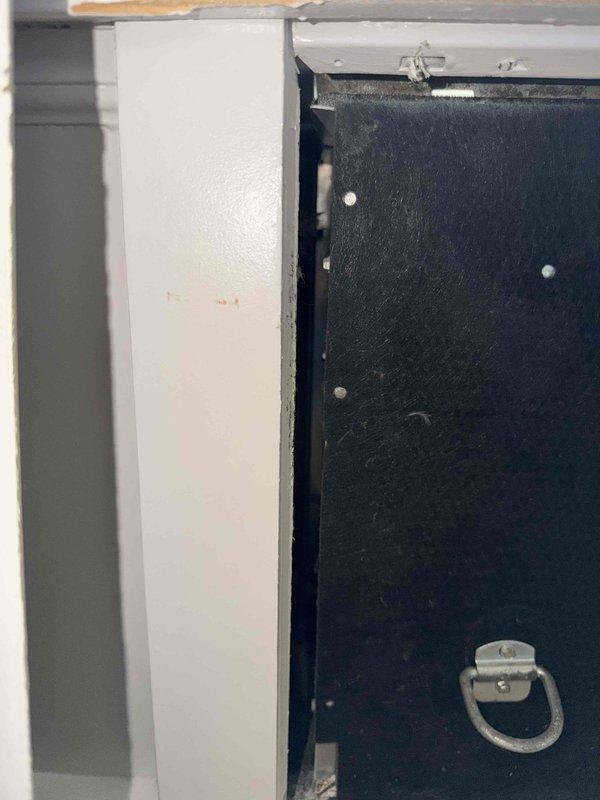 Responded to service call for leaking PTAC unit in master bedroom. Performed diagnostic inspection of the affected unit and conducted secondary evaluation of an additional PTAC system as requested. Documented unit conditions and measurements of access compartment for service records.