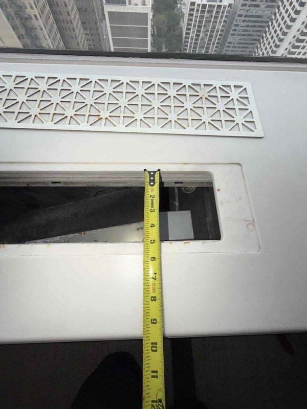 Responded to service call for leaking PTAC unit in master bedroom. Performed diagnostic inspection of the affected unit and conducted secondary evaluation of an additional PTAC system as requested. Documented unit conditions and measurements of access compartment for service records.