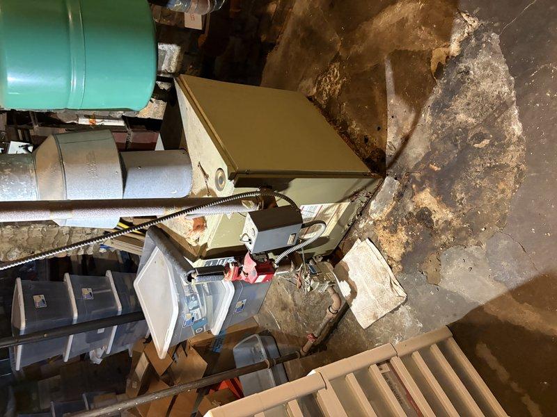 Conducted on-site assessment of boiler system experiencing active leak in mechanical room. Documented existing equipment configuration including pressure tank, piping connections, and control components. Provided estimate for necessary repairs to address leak and restore system to proper operating condition.