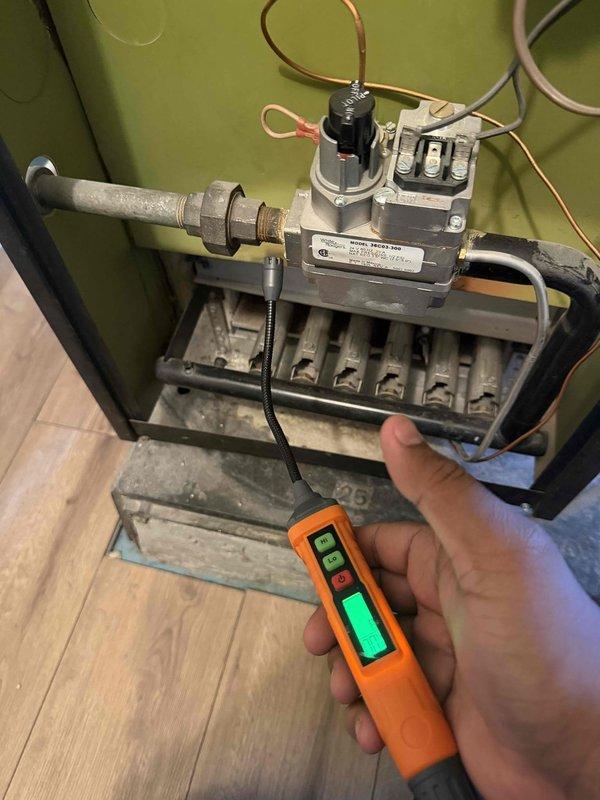 Completed comprehensive tune-up and maintenance on 16-year-old boiler system. Performed combustion analysis and leak detection testing using calibrated diagnostic equipment at gas valve assembly and burner section. Cleaned burner tubes and surrounding work area, removing debris to ensure optimal system performance and safety.