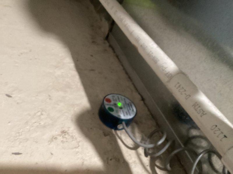 Performed scheduled maintenance on the gas furnace, replacing the 24x24x1 return air filter and inspecting the blower assembly, where the squirrel-cage wheel, motor shaft, and housing were found clean with no rust, frost, or debris buildup. Verified the condensate drain line (PVC) was properly routed and checked the condensate safety switch, which showed normal operation with the green indicator illuminated.