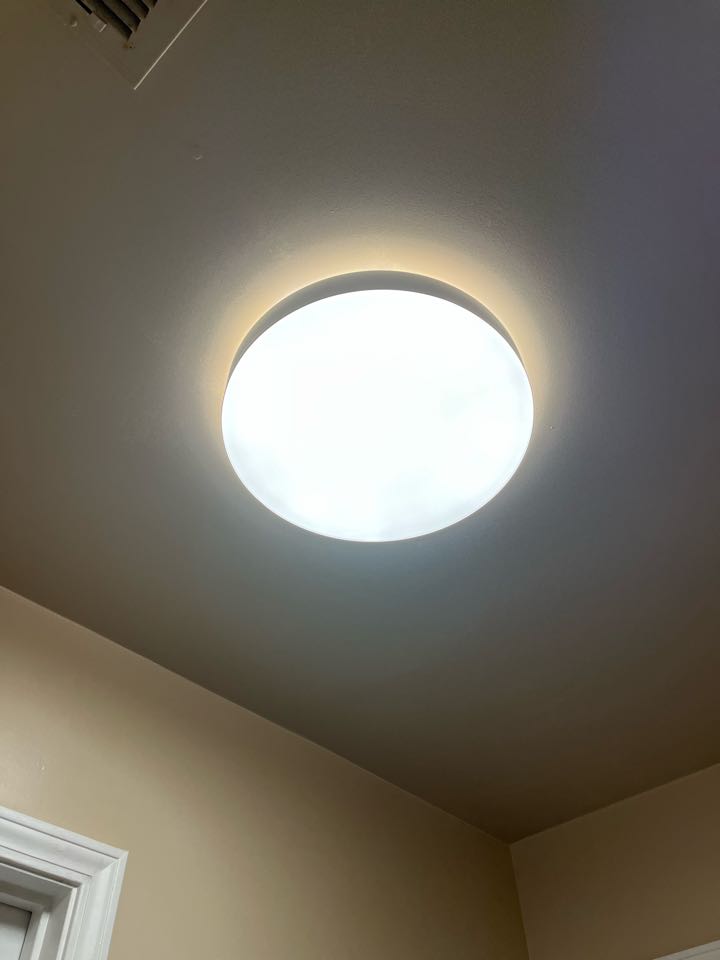 Install light fixture 