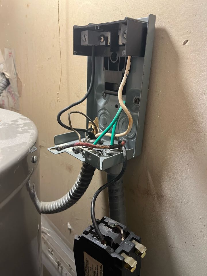 Restoring power to water heater