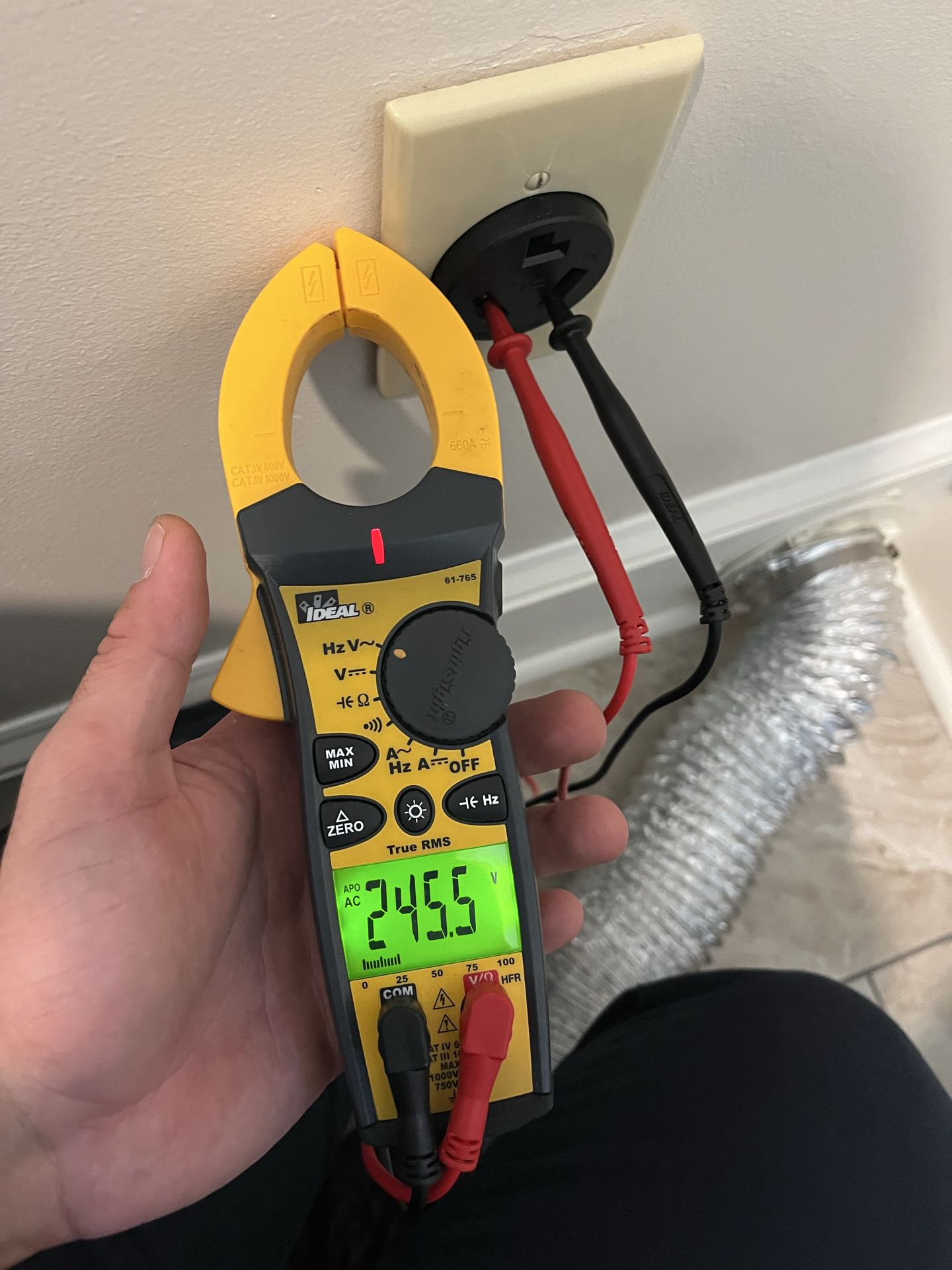 No power to dryer 