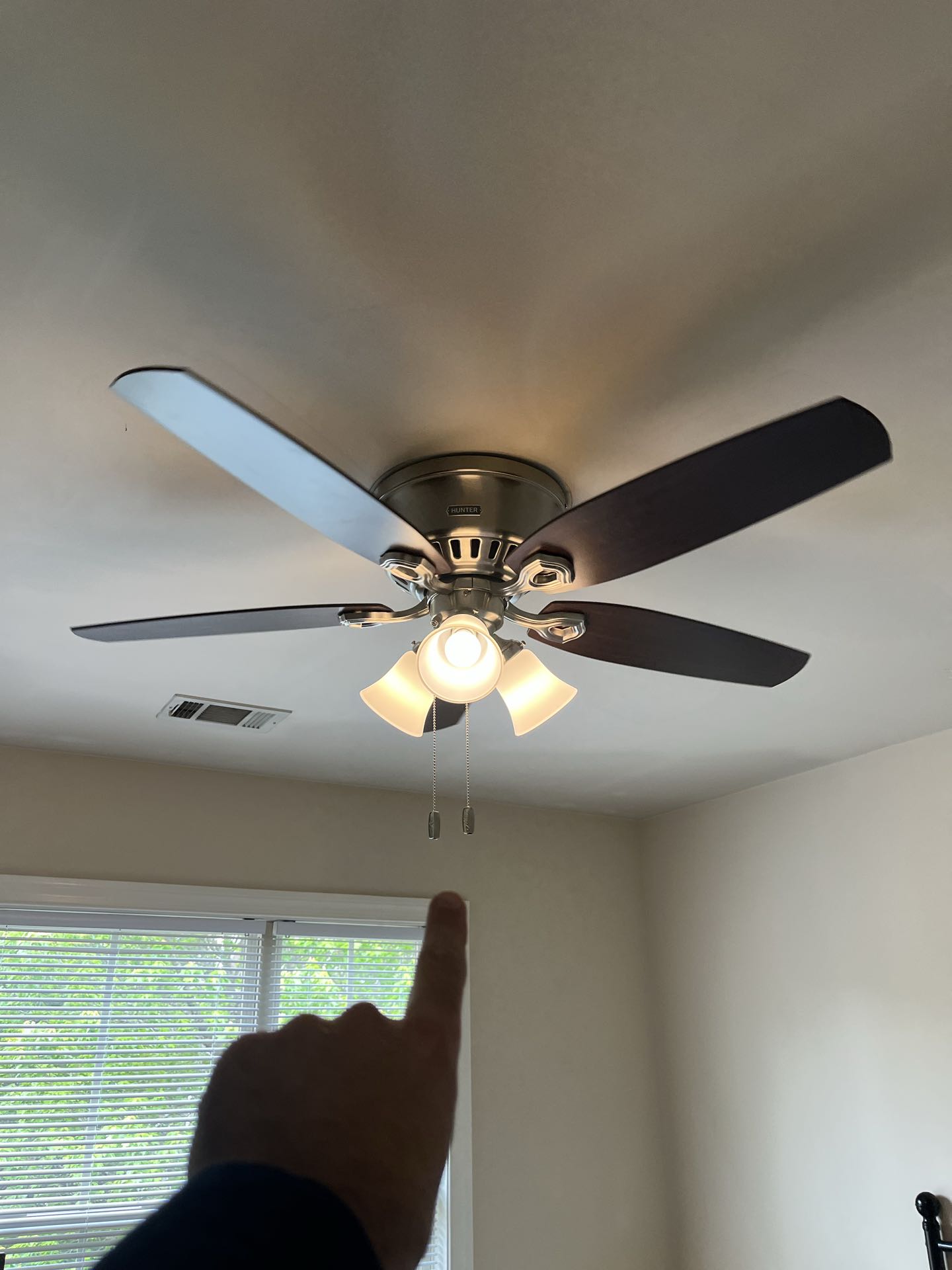 Install ceiling fan 