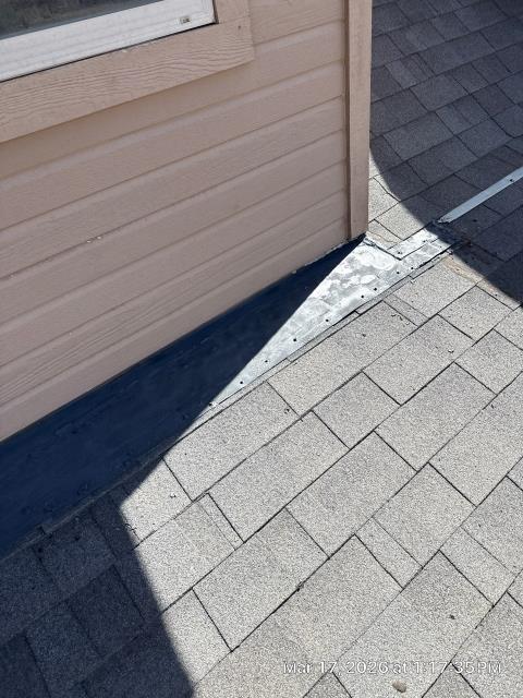Amarillo, TX - Roof flashing repair. Roof leak repair