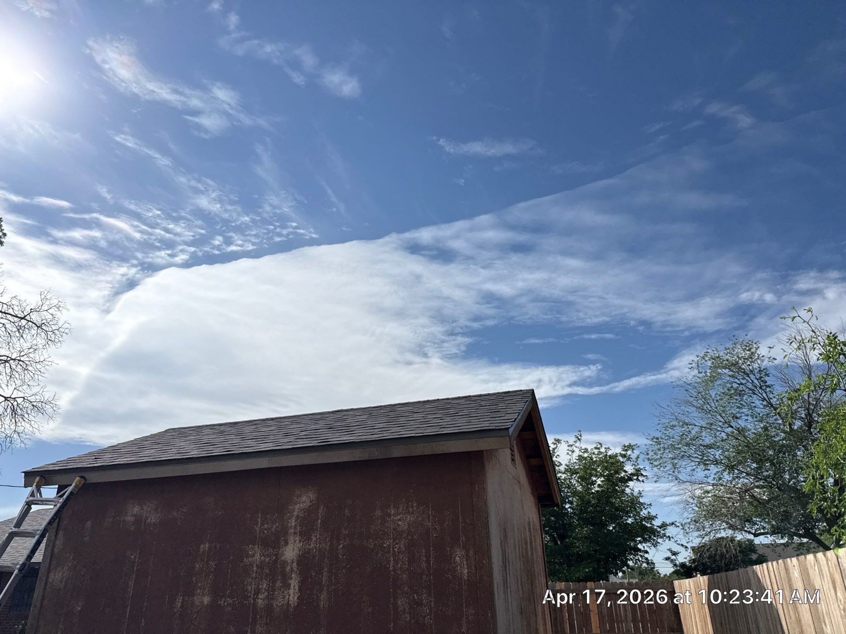 Midland, TX - Composition shingle shed roof replacement 